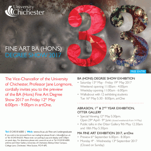 PV INVITE EMAIL- no limits - .GIF to insert - DEGREE SHOW 17