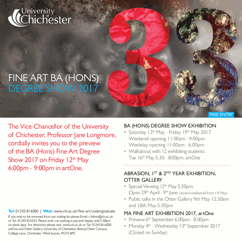 PV INVITE EMAIL- no limits - .GIF to insert - DEGREE SHOW 17