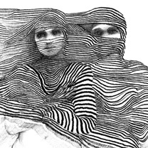 Imtiaz Dharker drawing